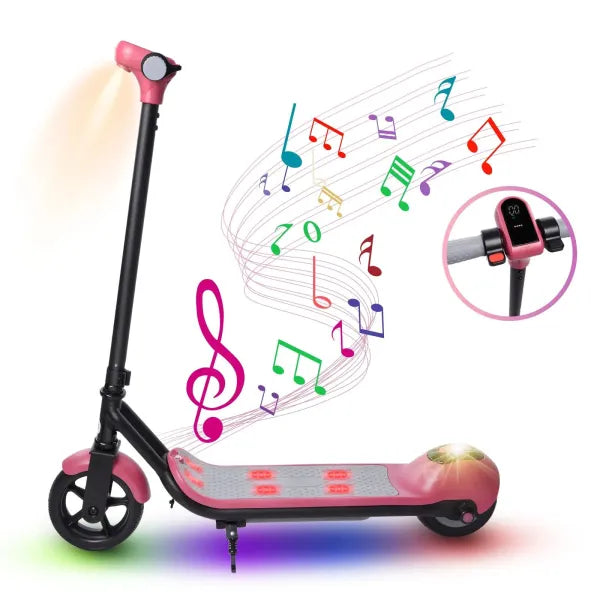 S4 Kinder-Elektroroller, zusammenklappbarer Jugend-Elektroroller, 80 W, 12 km/h, LED-Anzeige