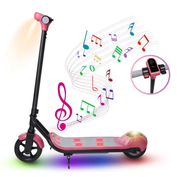 S4 Kinder-Elektroroller, zusammenklappbarer Jugend-Elektroroller, 80 W, 12 km/h, LED-Anzeige
