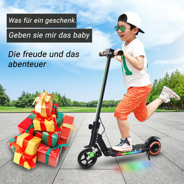 S5-S Kinder-Elektroroller, faltbar, Teenager-Elektroroller, 15 km/h, LCD-Display, 80 W